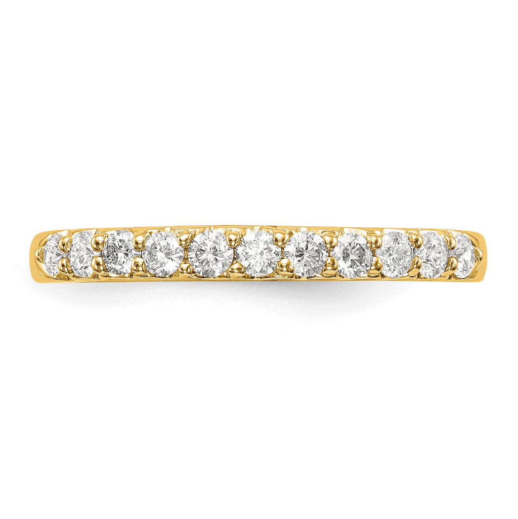 14k 1/3 carat Lab Grown Diamond VS/SI+ G+ Complete Band