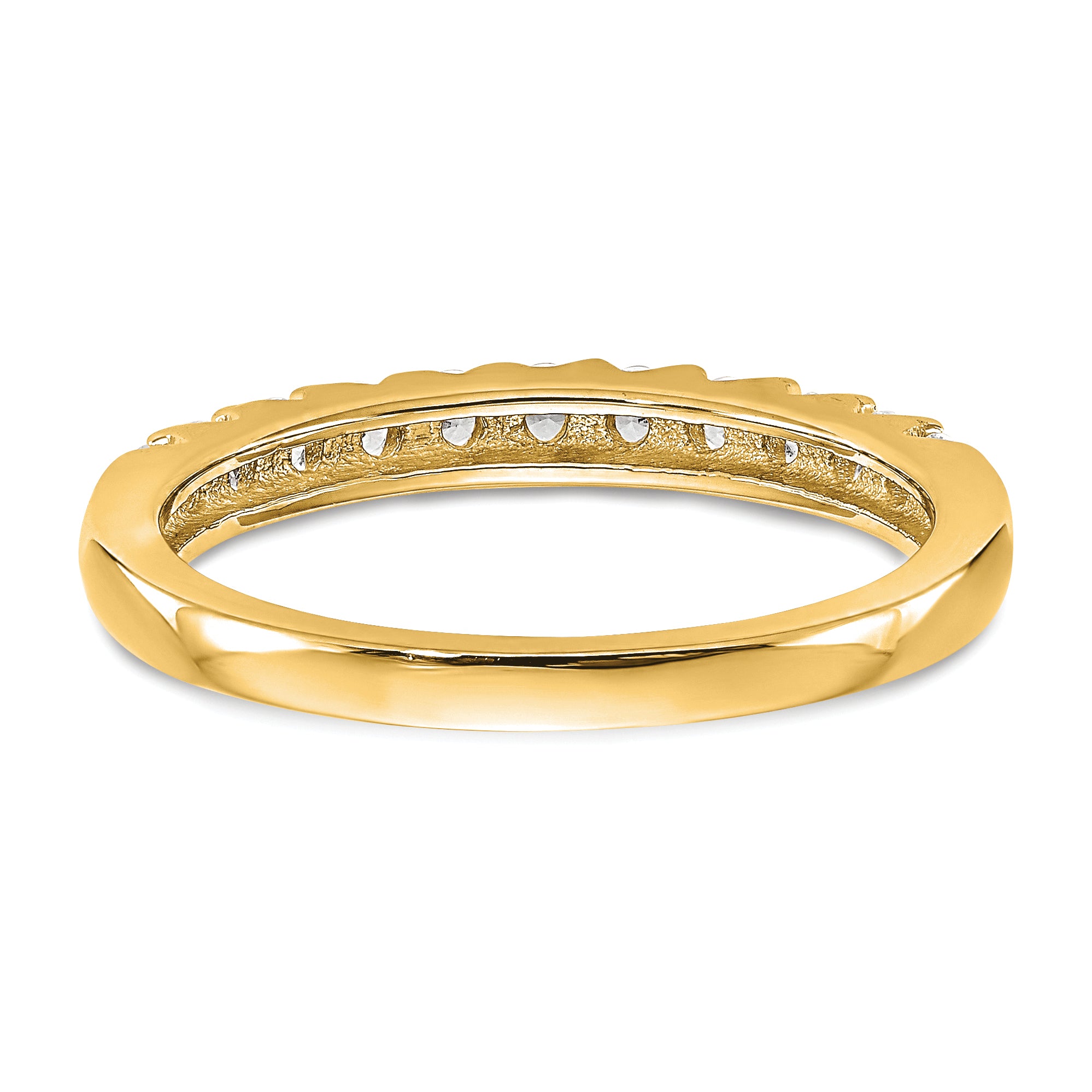 14k 1/3 carat Lab Grown Diamond VS/SI+ G+ Complete Band
