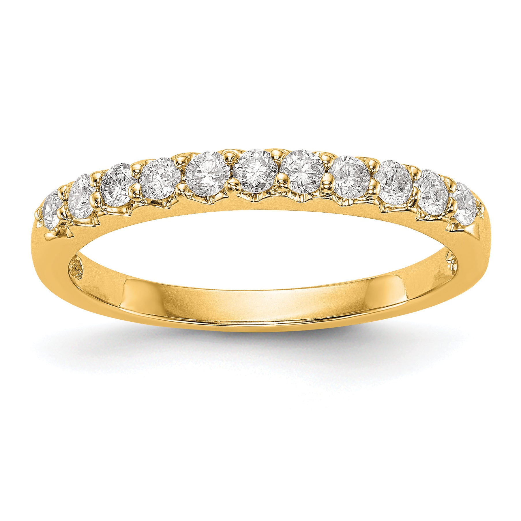 14k 1/3 carat Lab Grown Diamond VS/SI+ G+ Complete Band Main image