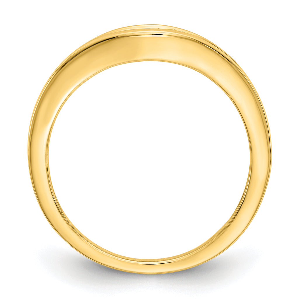 14k 1/5 carat Lab Grown Diamond VS/SI+ G+ Complete Fashion Band