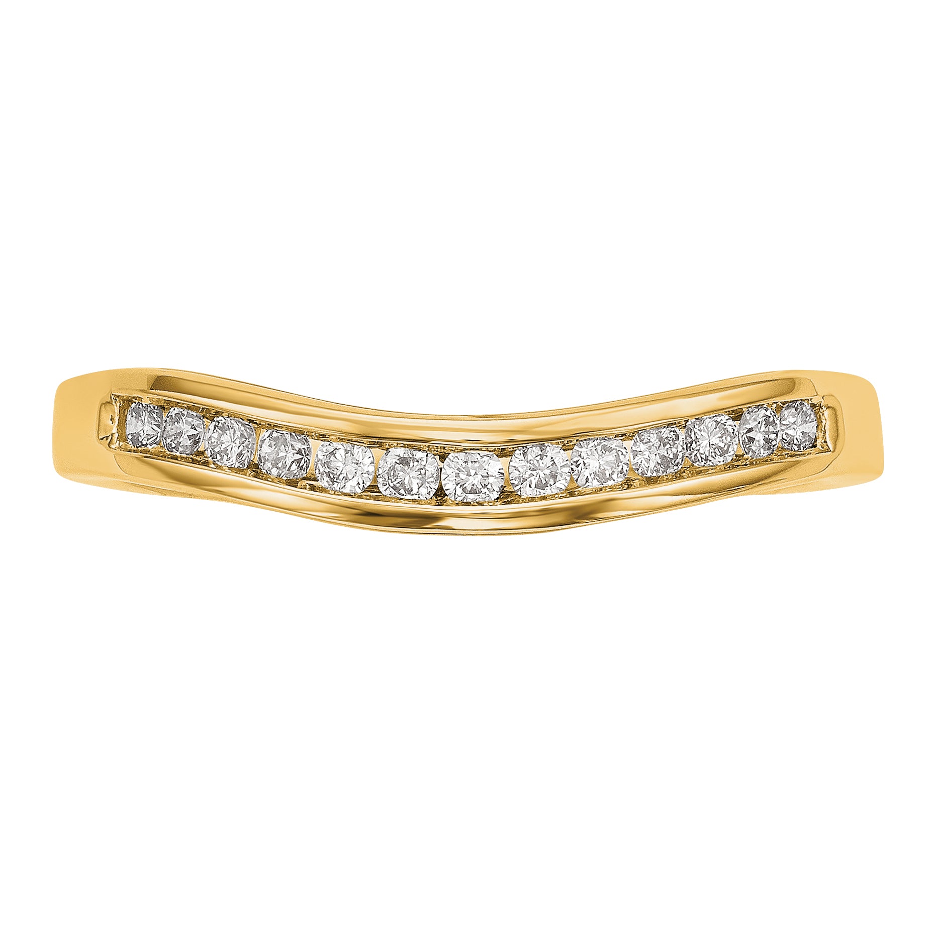 14k 1/5 carat Lab Grown Diamond VS/SI+ G+ Complete Fashion Band