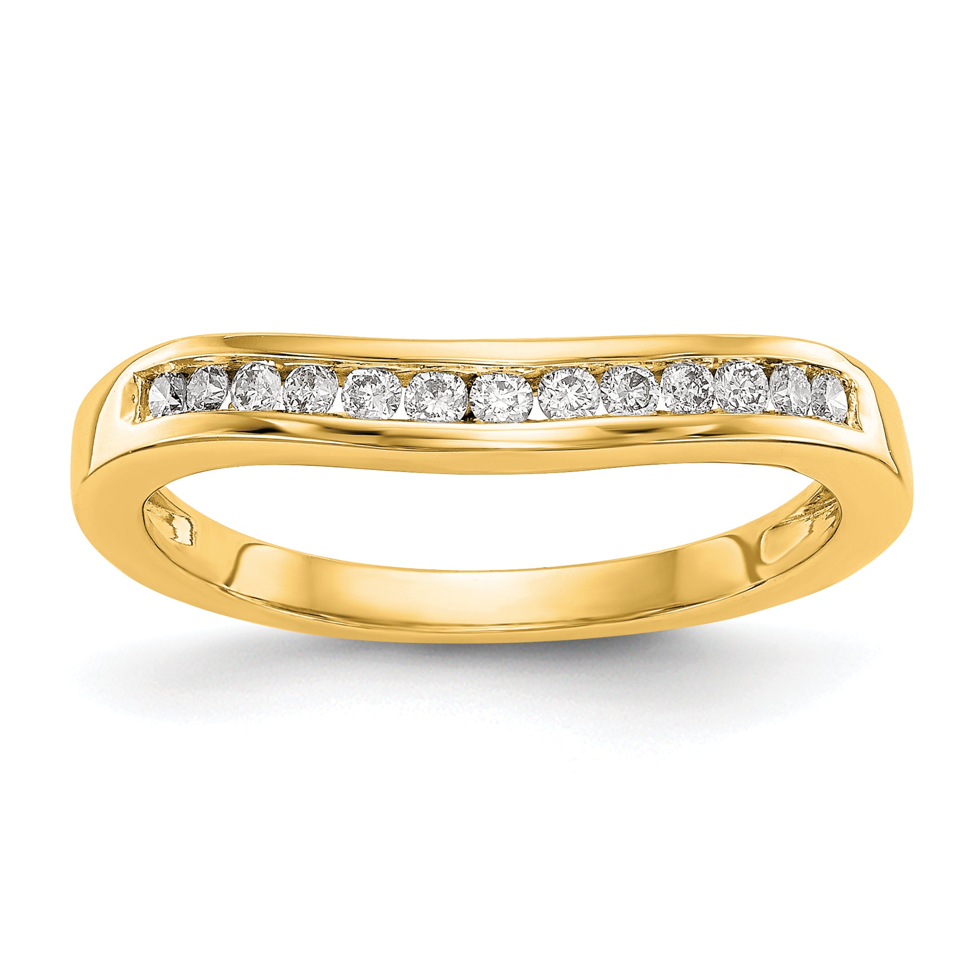 14k 1/5 carat Lab Grown Diamond VS/SI+ G+ Complete Fashion Band Main image