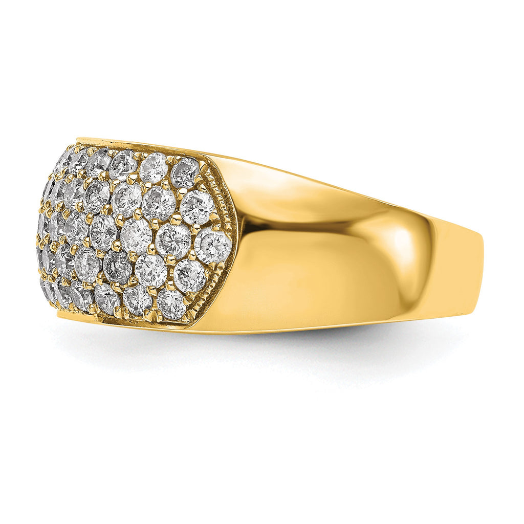Lab-Grown Diamond Band in 14K Yellow Gold, 1.8mm (1 5/8 ct. tw.), Size 7 - Sophia Jewelers