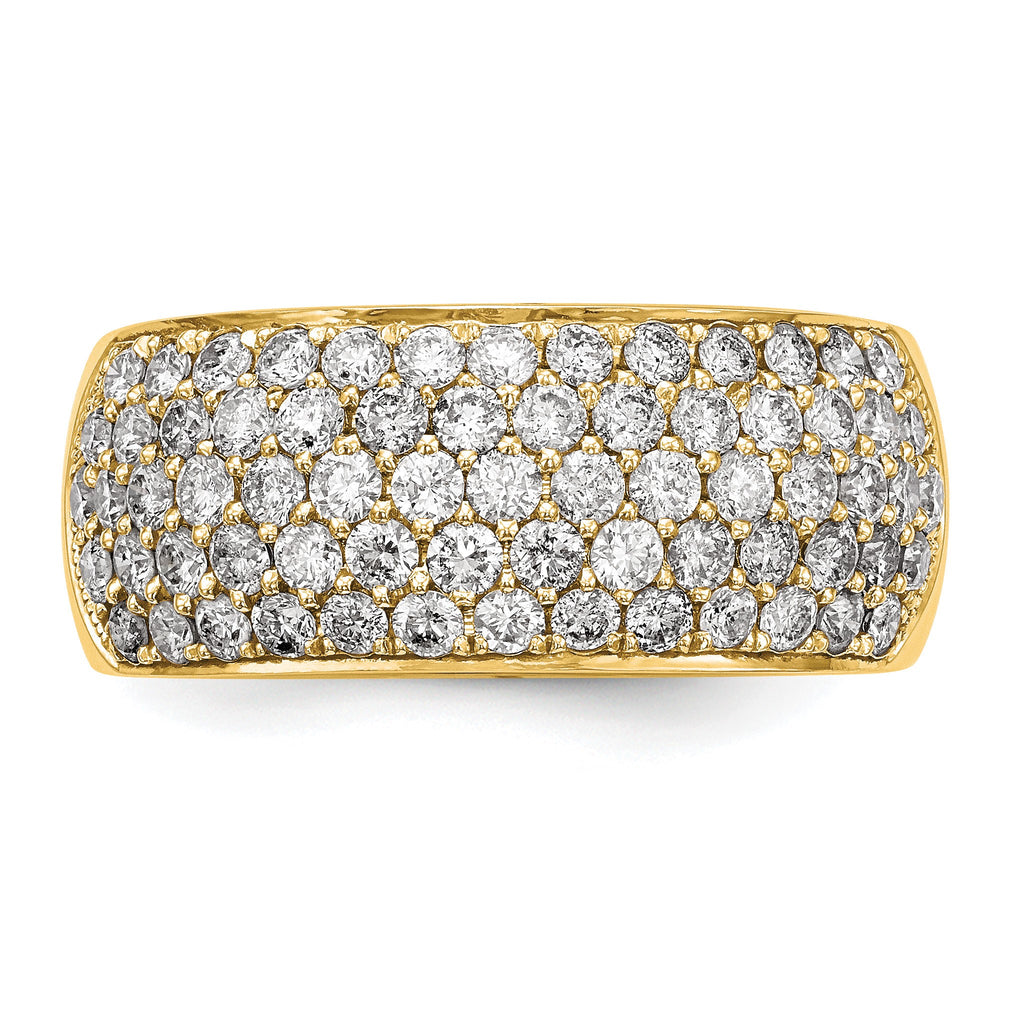 Lab-Grown Diamond Band in 14K Yellow Gold, 1.8mm (1 5/8 ct. tw.), Size 7 - Sophia Jewelers