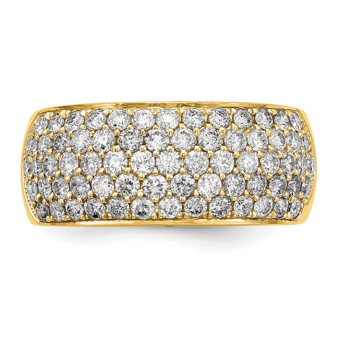 Lab-Grown Diamond Band in 14K Yellow Gold, 1.8mm (1 5/8 ct. tw.), Size 7 - Sophia Jewelers