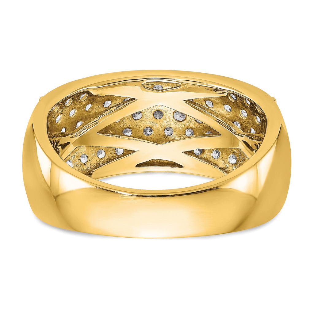 Lab-Grown Diamond Band in 14K Yellow Gold, 1.8mm (1 5/8 ct. tw.), Size 7 - Sophia Jewelers