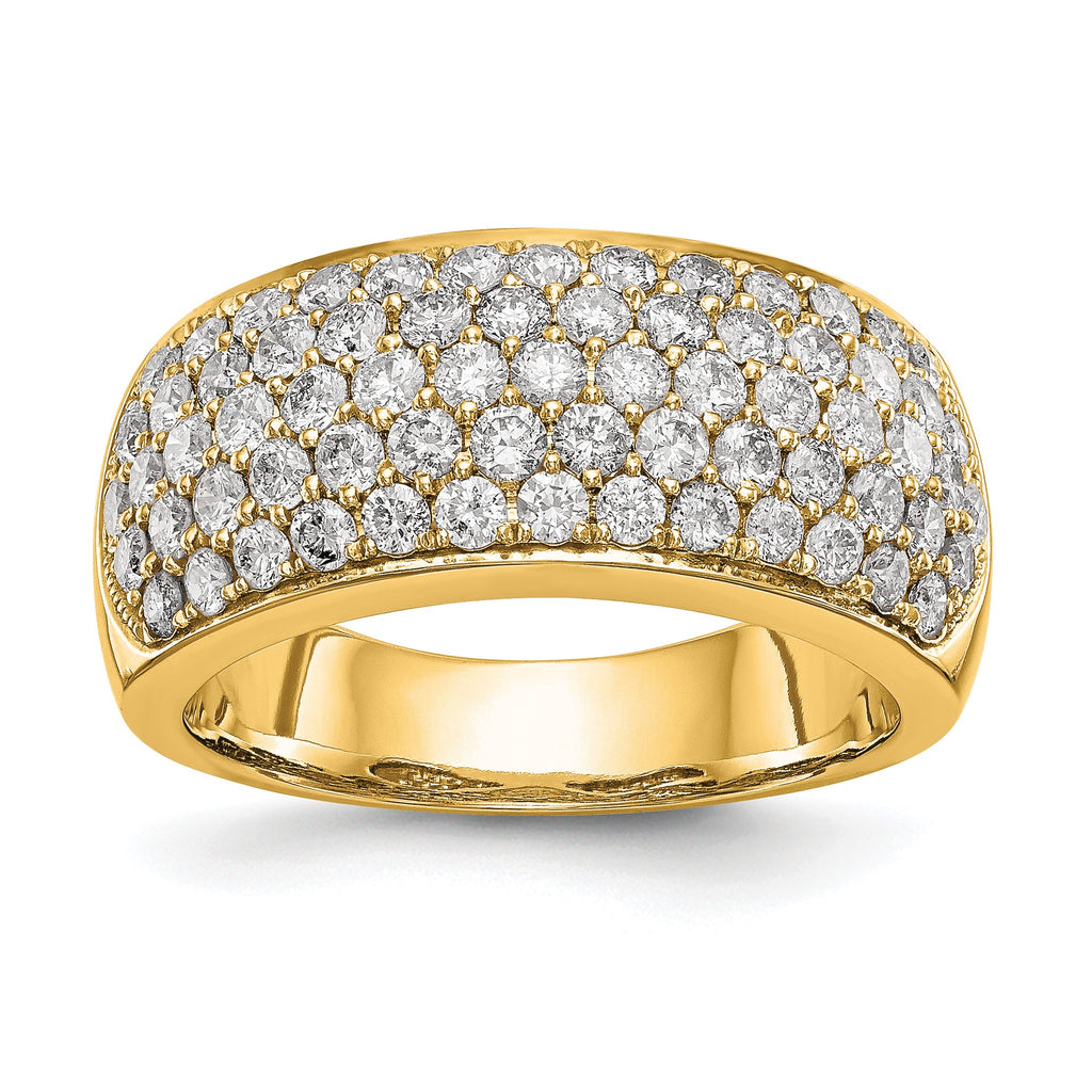 Lab-Grown Diamond Band in 14K Yellow Gold, 1.8mm (1 5/8 ct. tw.), Size 7 - Sophia Jewelers