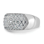 14k White Gold 2 carat Lab Grown Diamond VS/SI+ G+ Complete Pav‚ Fashion Band