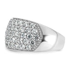14k White Gold 3 carat Lab Grown Diamond VS/SI+ G+ Complete Pav‚ Fashion Band