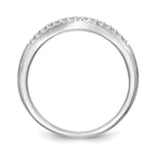 Lab-Grown Diamond Wedding Band in 14K White Gold, 1.9mm (1/5 ct. tw.), Size 7 - Sophia Jewelers