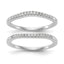 Lab-Grown Diamond Wedding Band in 14K White Gold, 1.9mm (1/5 ct. tw.), Size 7 - Sophia Jewelers