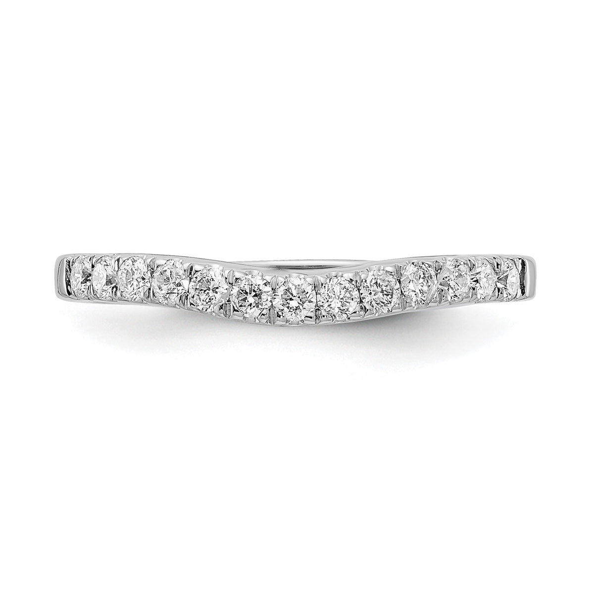 Lab-Grown Diamond Wedding Band in 14K White Gold, 2.7mm (5/8 ct. tw.), Size 7 - Sophia Jewelers