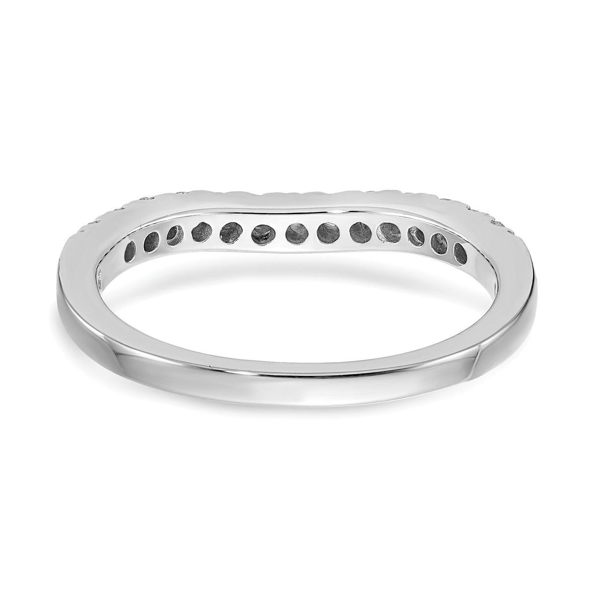 Lab-Grown Diamond Wedding Band in 14K White Gold, 2.7mm (5/8 ct. tw.), Size 7 - Sophia Jewelers