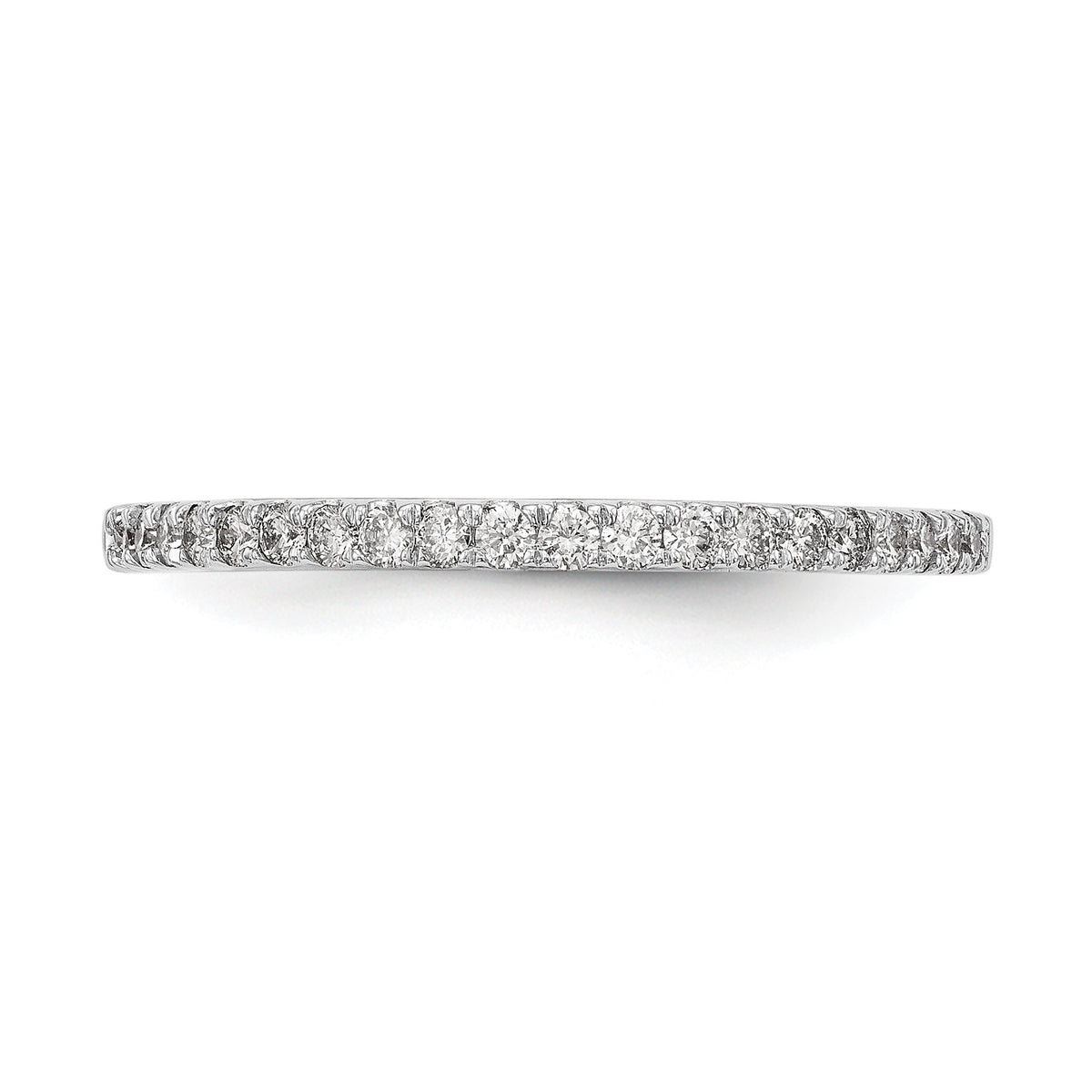Lab-Grown Diamond Wedding Band in 14K White Gold, 1.8mm (1/6 ct. tw.), Size 7 - Sophia Jewelers