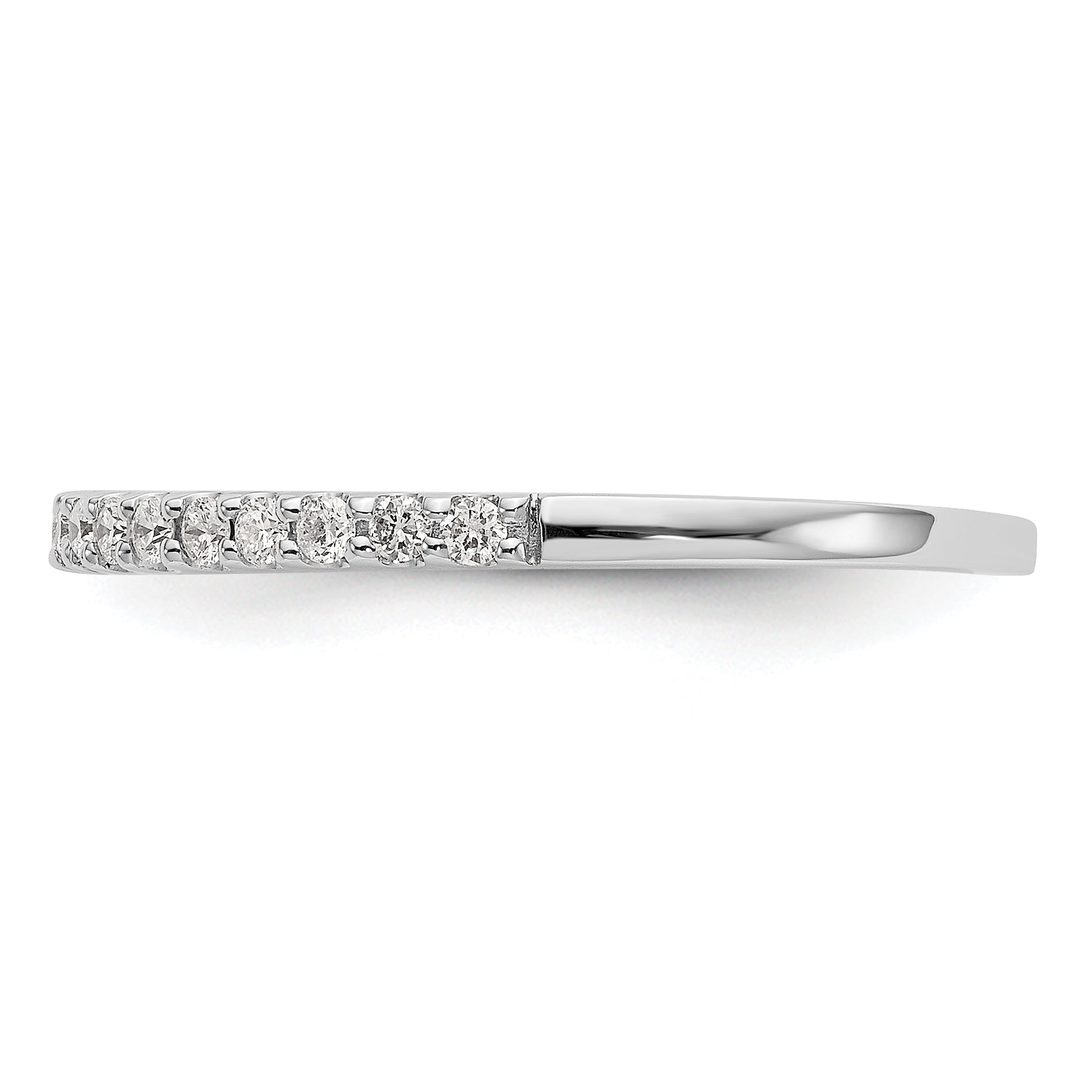 14k White Gold 1/3 carat Lab Grown Diamond VS/SI+ G+ Complete Band