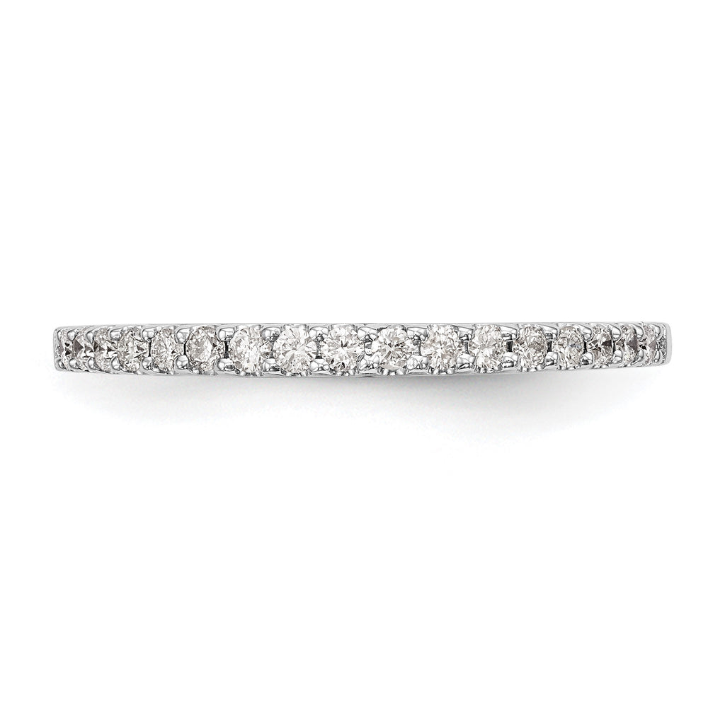 Lab-Grown Diamond Wedding Band in 14K White Gold, 1.8mm (1/3 ct. tw.), Size 7 - Sophia Jewelers