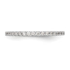 Lab-Grown Diamond Wedding Band in 14K White Gold, 1.8mm (1/3 ct. tw.), Size 7 - Sophia Jewelers