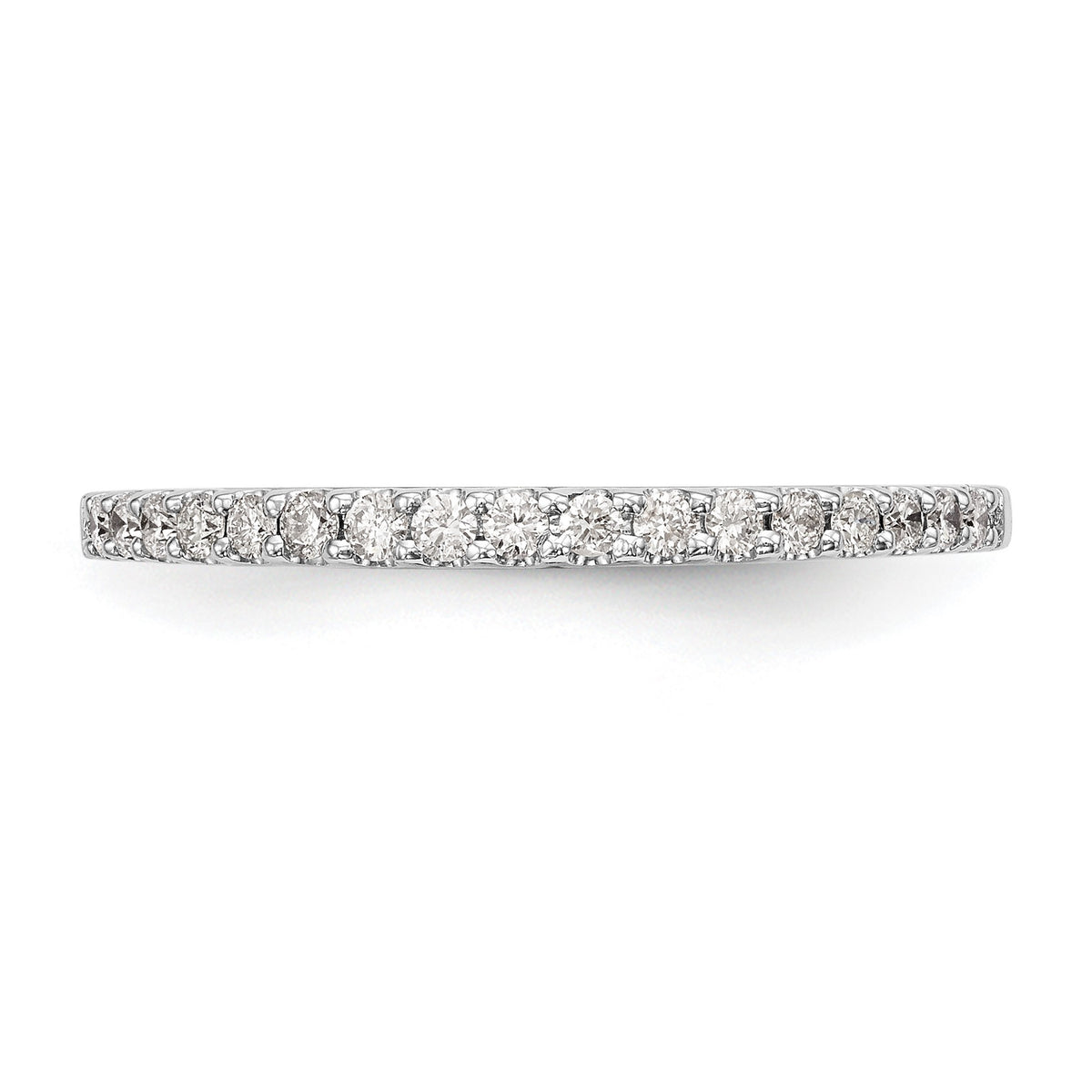 Lab-Grown Diamond Wedding Band in 14K White Gold, 1.8mm (1/3 ct. tw.), Size 7 - Sophia Jewelers