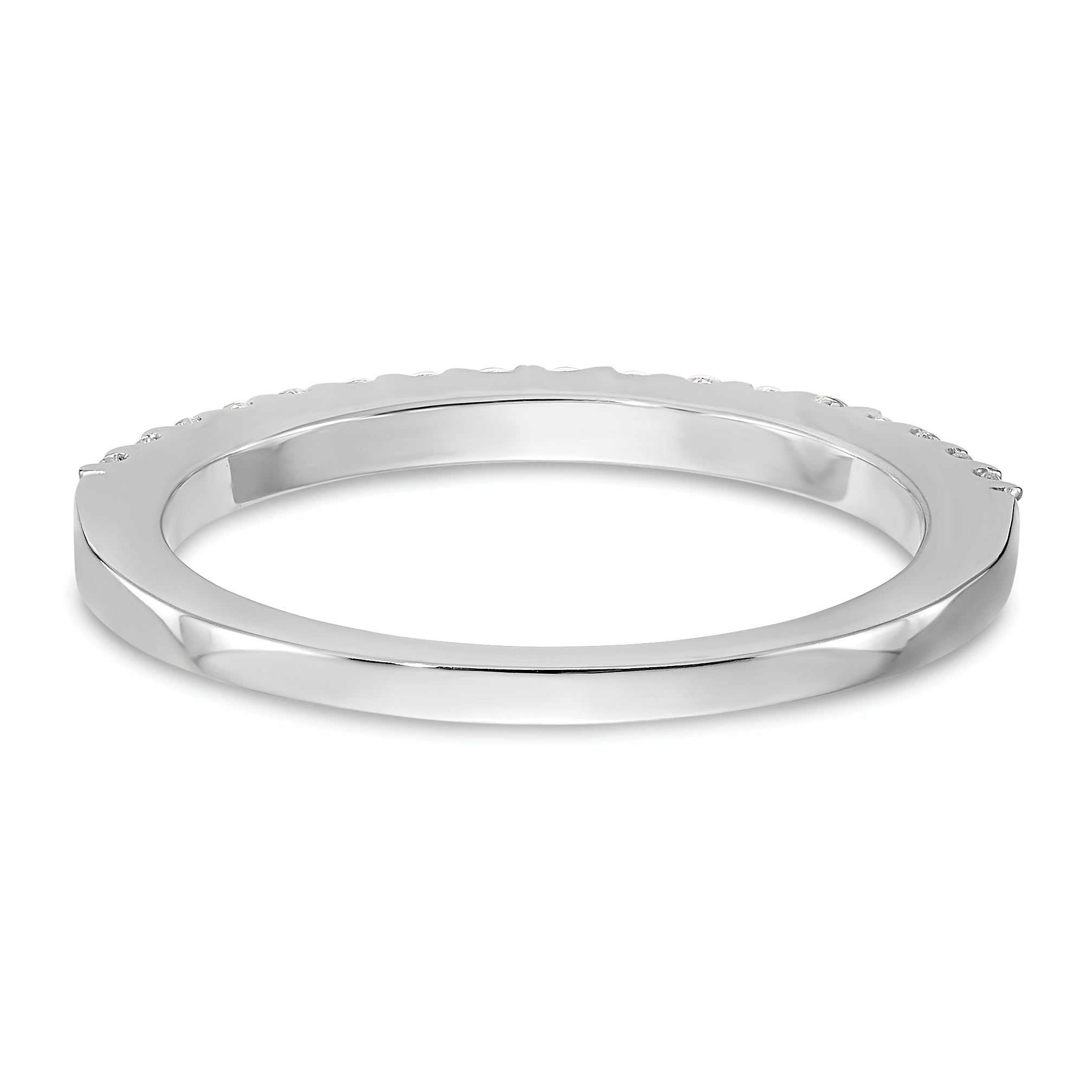 14k White Gold 1/3 carat Lab Grown Diamond VS/SI+ G+ Complete Band