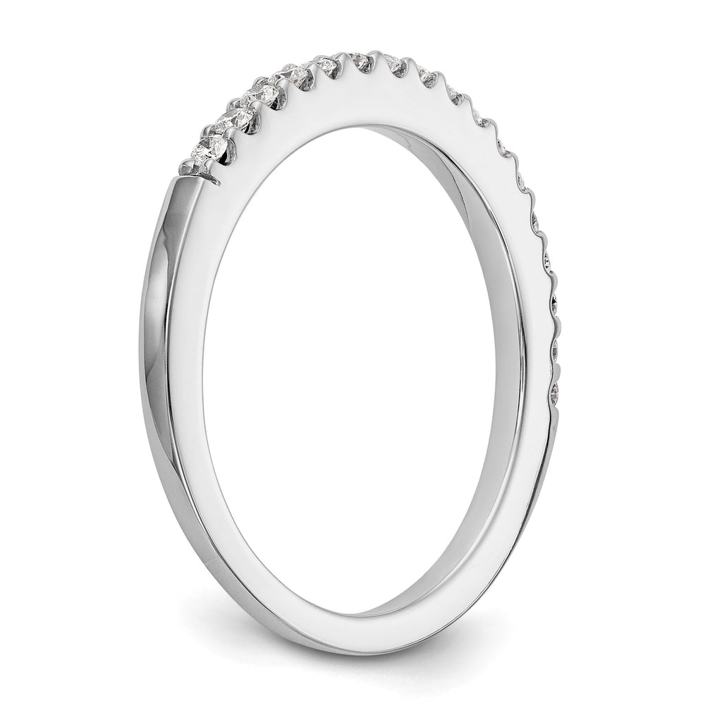 Lab-Grown Diamond Wedding Band in 14K White Gold, 1.8mm (1/3 ct. tw.), Size 7 - Sophia Jewelers