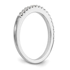 Lab-Grown Diamond Wedding Band in 14K White Gold, 1.8mm (1/3 ct. tw.), Size 7 - Sophia Jewelers