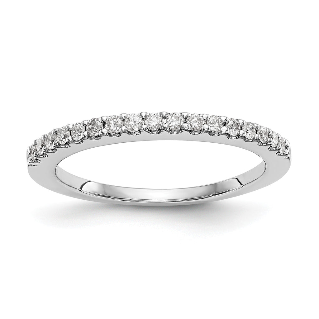 Lab-Grown Diamond Wedding Band in 14K White Gold, 1.8mm (1/3 ct. tw.), Size 7 - Sophia Jewelers