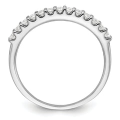 14k White Gold 1/4 carat Lab Grown Diamond VS/SI+ G+ Complete Band