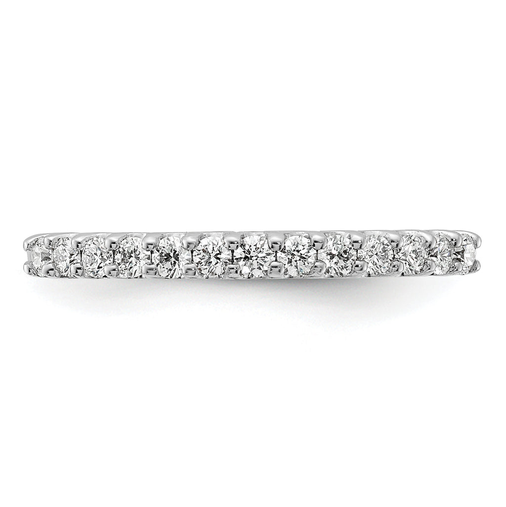 14k White Gold 1/4 carat Lab Grown Diamond VS/SI+ G+ Complete Band