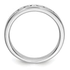 Platinum 7-Stone (Holds 7-1.9mm Round) Channel Band Mounting (No Stone Included)