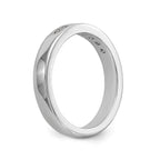 Platinum 7-Stone (Holds 7-2.1mm Round) Channel Band Mounting (No Stone Included)