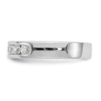 Platinum 7-Stone 3/4 carat Round Diamond Complete Channel Band