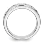 Platinum 7-Stone 1 carat Round Diamond Complete Channel Band