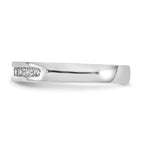 Platinum 9-Stone 1/4 carat Round Diamond Complete Channel Band