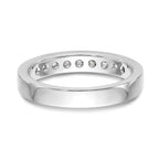 Platinum 9-Stone 1/2 carat Round Diamond Complete Channel Band