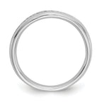 14k White Gold 1/5 carat Lab Grown Diamond VS/SI+ G+ Nine Stone Complete Fashion band