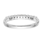14k White Gold 1 carat Lab Grown Diamond VS/SI+ G+ Ten Stone Complete Fashion band