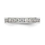 Platinum 11-Stone (Holds 11-2.3mm Round) Channel Band Mounting (No Stone Included)