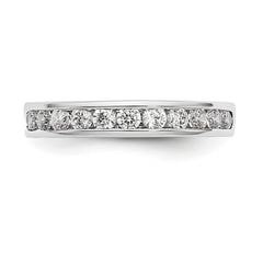 Platinum 11-Stone (Holds 11-2.3mm Round) Channel Band Mounting (No Stone Included)