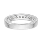 Platinum 11-Stone (Holds 11-2.3mm Round) Channel Band Mounting (No Stone Included)