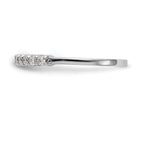 Platinum 11-Stone (Holds 11-1.6mm Round) Wedding Band Mounting (No Stone Included)