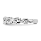 Lab-Grown Diamond Wedding Band in 14K White Gold, 2.9mm (1/3 ct. tw.), Size 7 - Sophia Jewelers
