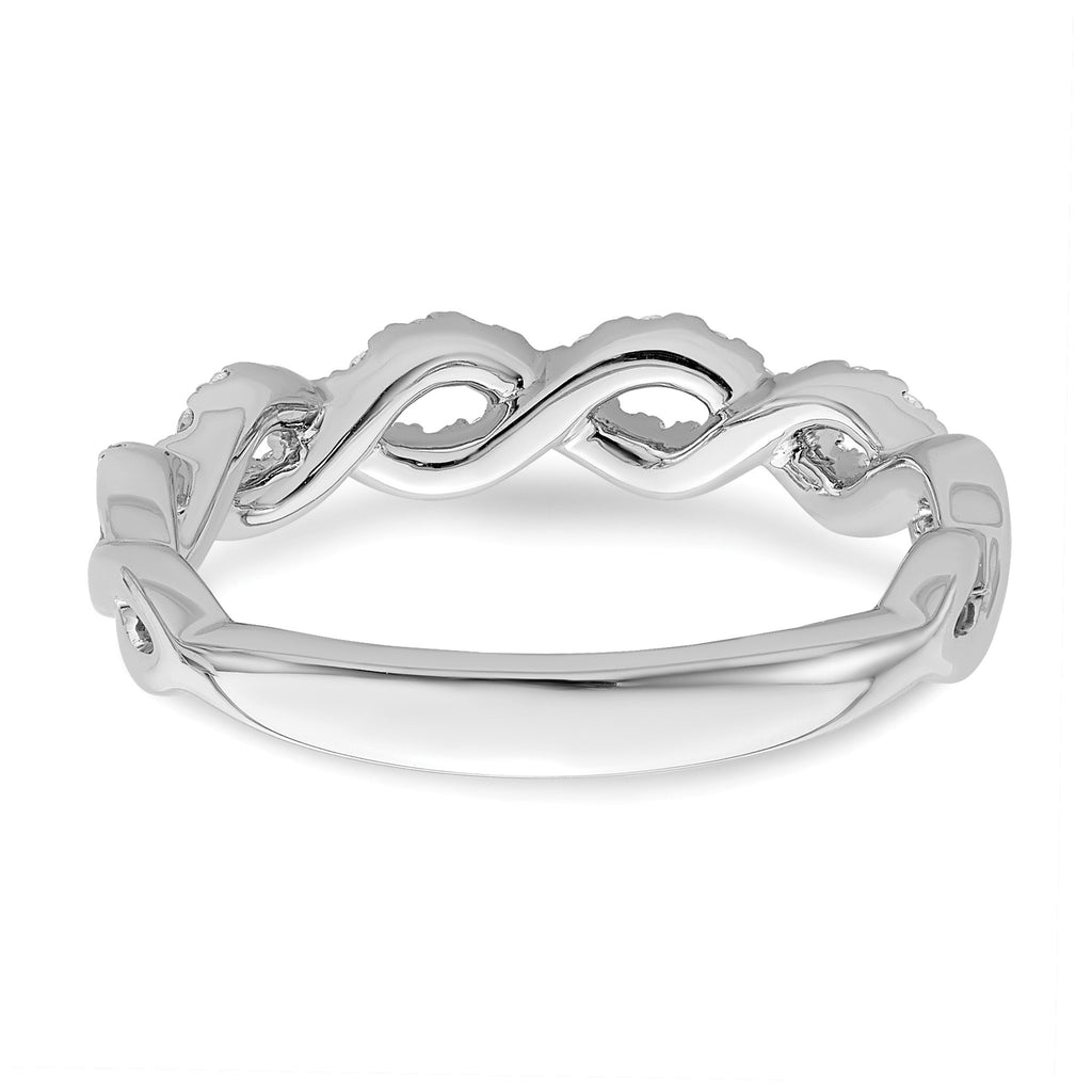 Lab-Grown Diamond Wedding Band in 14K White Gold, 2.9mm (1/3 ct. tw.), Size 7 - Sophia Jewelers