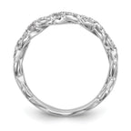 Lab-Grown Diamond Wedding Band in 14K White Gold, 2.9mm (1/2 ct. tw.), Size 7 - Sophia Jewelers