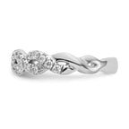 Lab-Grown Diamond Wedding Band in 14K White Gold, 2.9mm (1/2 ct. tw.), Size 7 - Sophia Jewelers