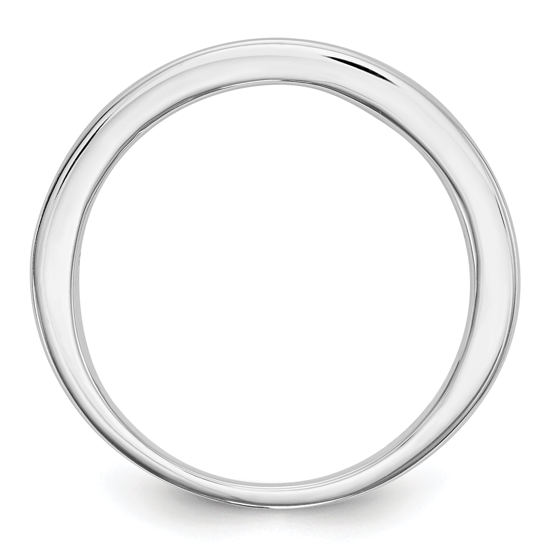 14k White Gold Ruby Complete Channel Band