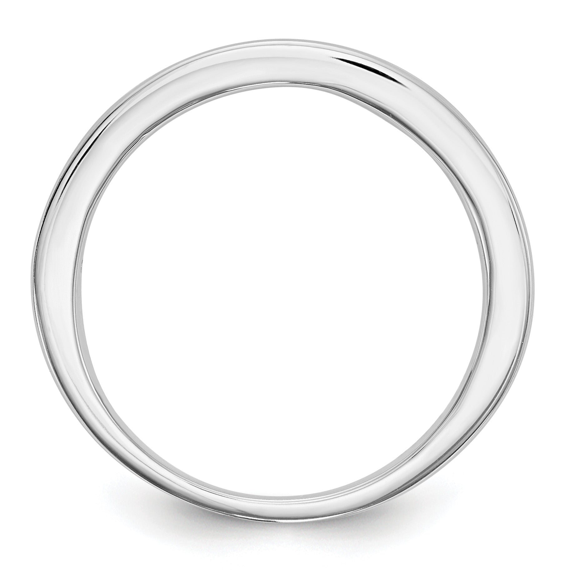 14k White Gold Ruby Complete Channel Band Secondary image