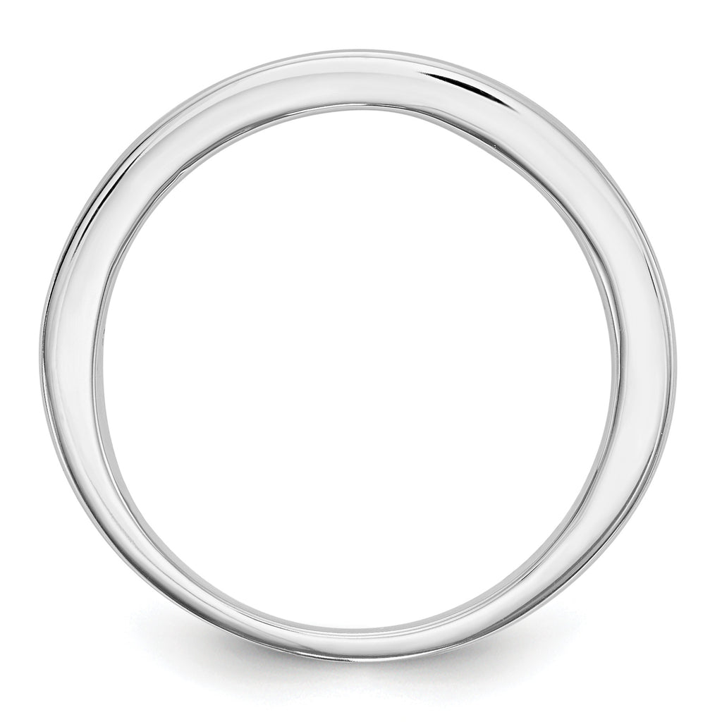 14k White Gold Ruby Complete Channel Band
