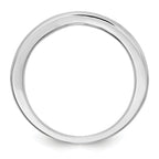 14k White Gold Blue Sapphire Complete Channel Band