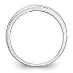 14k White Gold Pink Sapphire Complete Channel Band