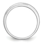 14k White Gold Pink Sapphire Complete Channel Band